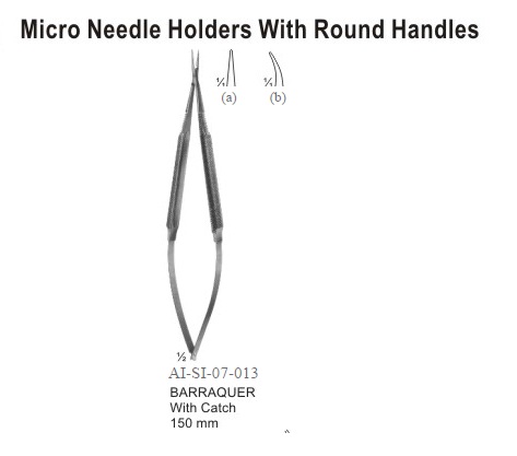 Barraquer micro needle holders 